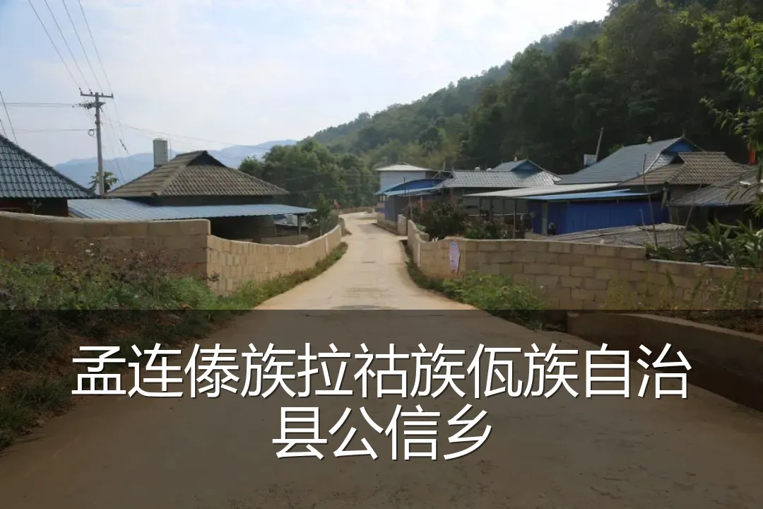 孟连傣族拉祜族佤族自治县公信乡