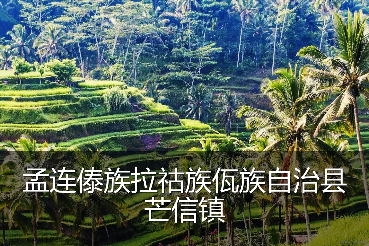 孟连傣族拉祜族佤族自治县芒信镇