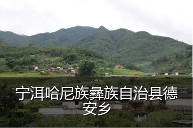 宁洱哈尼族彝族自治县德安乡